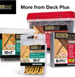 2-1/2 Inch Epoxy Coated Exterior Wood and Fence Screws #10 X 2-1/2" Torx/Star Drive Included Coarse Thread, Outdoor Rust Resistant Decking Screw, Tan, 5 Lb Box, 365 Pieces | 48416