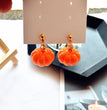 Halloween Fun Three-dimensional Pumpkin Earrings