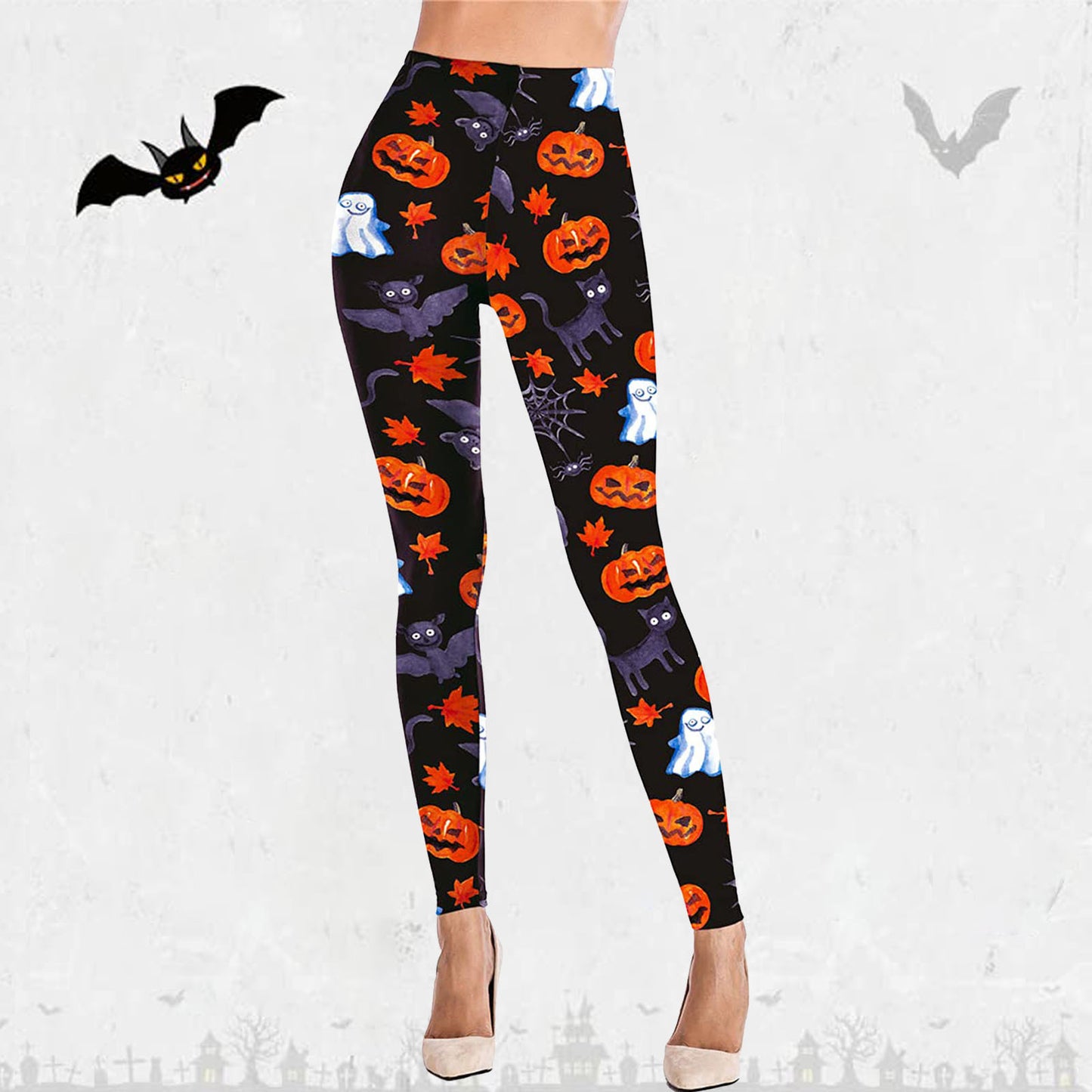 European Beauty Pants Halloween Women's Casual Sports Tight