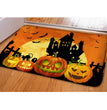Halloween Ghost Bat Print Toilet Rug
