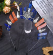 Natural Crystal Halloween Crown Hair Clasp