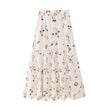 Summer New Embroidered Linen Blended Top Long Skirt