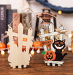Halloween Black Cat Fence Door Decorations Hanging