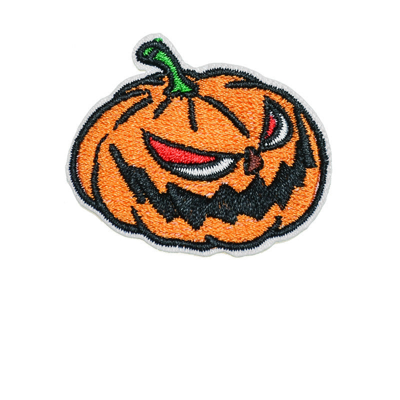 Cartoon Embroidery Halloween Clothes Pants Decorative Fabric Patch