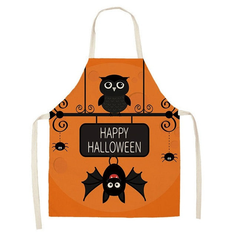 New Hot Sale Halloween Cotton And Linen Apron