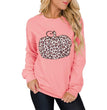 European And American Women's Halloween Leopard Pumpkin Print