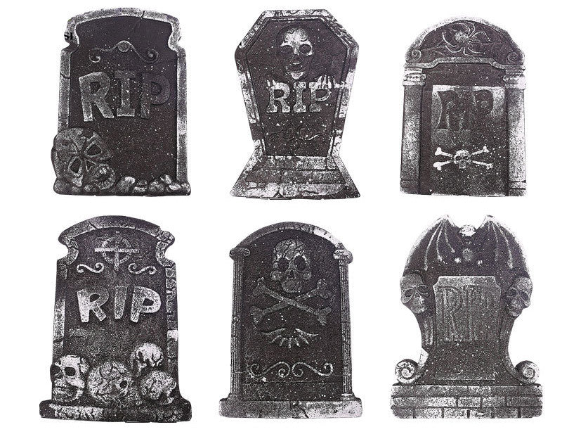 Halloween Decoration Environmentally Friendly Horror Atmosphere Skull Foam Tombstone