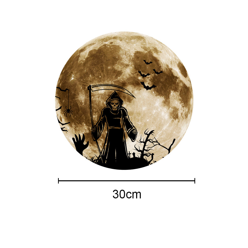 Halloween Crow Pumpkin Luminous Fluorescent Sticker