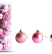 Christmas Decoration Electroplating Plastic Christmas Ball Set