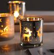 Personalized Christmas Decoration Glass Empty Cup Candle Holder Decoration Incense