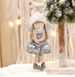 Christmas Lace Angel Doll Christmas Tree Small Pendant Lift Snowflake Girl Christmas Show Window Decorations Accessories