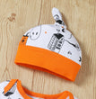 Boys And Girls Halloween Print Hooded Jumpsuit