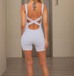 Seamless Thread One-piece Fitness Yoga Beauty Back Bum Lift Shorts