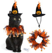 Halloween Collar Children Witch Hat Pet Dog Cat Funny Party Cospl