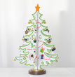 Combination Three-dimensional Pendant Villain Wooden Christmas Tree Ornament