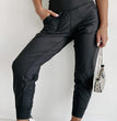 Fall High Waist Ankle-tied Women's Casual Pants