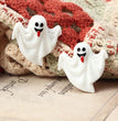 Fashion Halloween Simulation Plastic Ghost Face Pumpkin Ghost Death Ghost Festival Stud Earrings