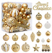 Christmas Platinum Painted Christmas Ball Set Hanging Ornaments