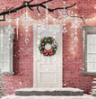 10pcs Christmas Tree Hanging Pendants Acrylic Ice Strip Snow Ceiling Xmas Ornaments New Year Christmas Decoration Home Decor