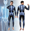 New Halloween Skull One Piece Suit