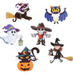 Cartoon Halloween Skull Spiral Pendant Set
