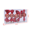 Christmas Decoration Gift Box Electroplating Candy Props Pendant 5 Pcs 1 Box