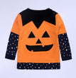 Children's Halloween Pumpkin Set Baby Long Sleeve Trousers Hat Cloak Four Pieces