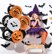 Halloween Witch Skull Pumpkin Head Latex Balloon
