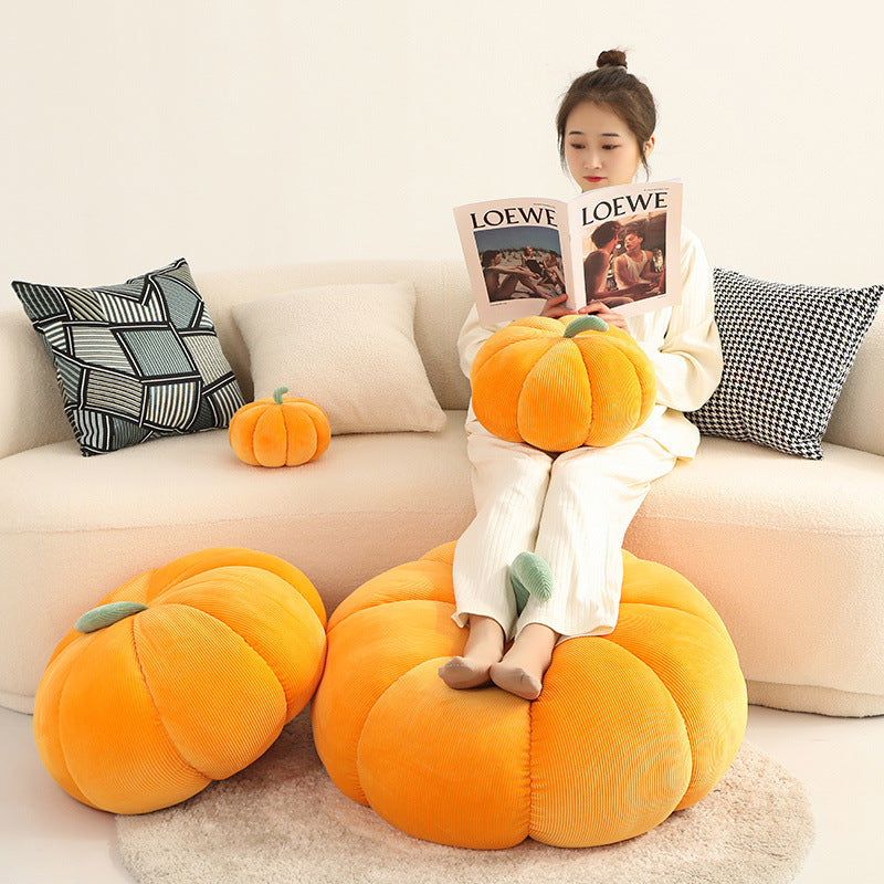 Colorful Pumpkin Pillow Halloween Plush Toy