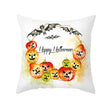New Product Halloween Pillowcase Pumpkin Letter Fly Velvet Pillow Cushion Cover