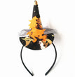 Halloween Witch Headband Spider Skull Witch Hat Decoration Supplies Bat Headdress