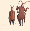 Halloween Men's Cockroach One-piece Costume