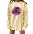 Halloween Creative Theme Print Loose Sweater