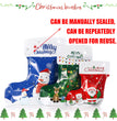 30PCS Christmas Ziplock With Ties Assorted Sizes Stocking Wrapping Bag