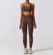 Camouflage Printing Seamless Yoga Suit