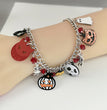 Halloween Bracelet With Pumpkin Skull Ghost Funny Jewelry