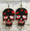 Halloween Horror Skull Shape Acrylic Earrings