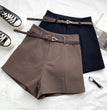 Fashion Versatile High Waist Slim Suit Shorts