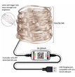APP Light String Mobile Phone Bluetooth USB Copper Wire Music Decorative Lantern