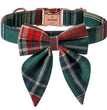 Christmas Dog Collar Rose Gold Buckle