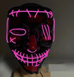 Compatible with Apple, Halloween Glowing Mask Black V Face Mask Grimace