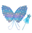 Kids Wings Wands Butterfly Rainbow Wings For Girls Princess Fairy Wings Children Halloween Cosplay Costume Accessories