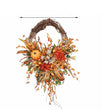 Halloween Wreath Pendant Plastic Skull Decoration