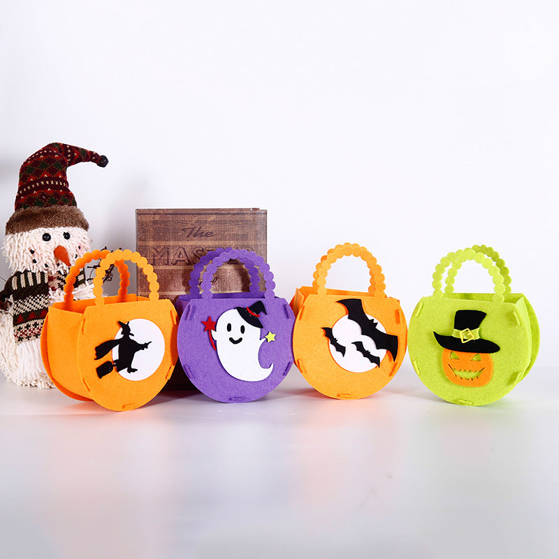 Halloween Pumpkin Candy DIY Handmade Gift Bag