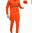 Halloween Costumes African Men's Clothing Traditional Outerwear Suits