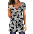 Halloween Spider Web Women's Loose Print Slim Top