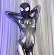 Halloween Women's Black Lycra Bodysuit