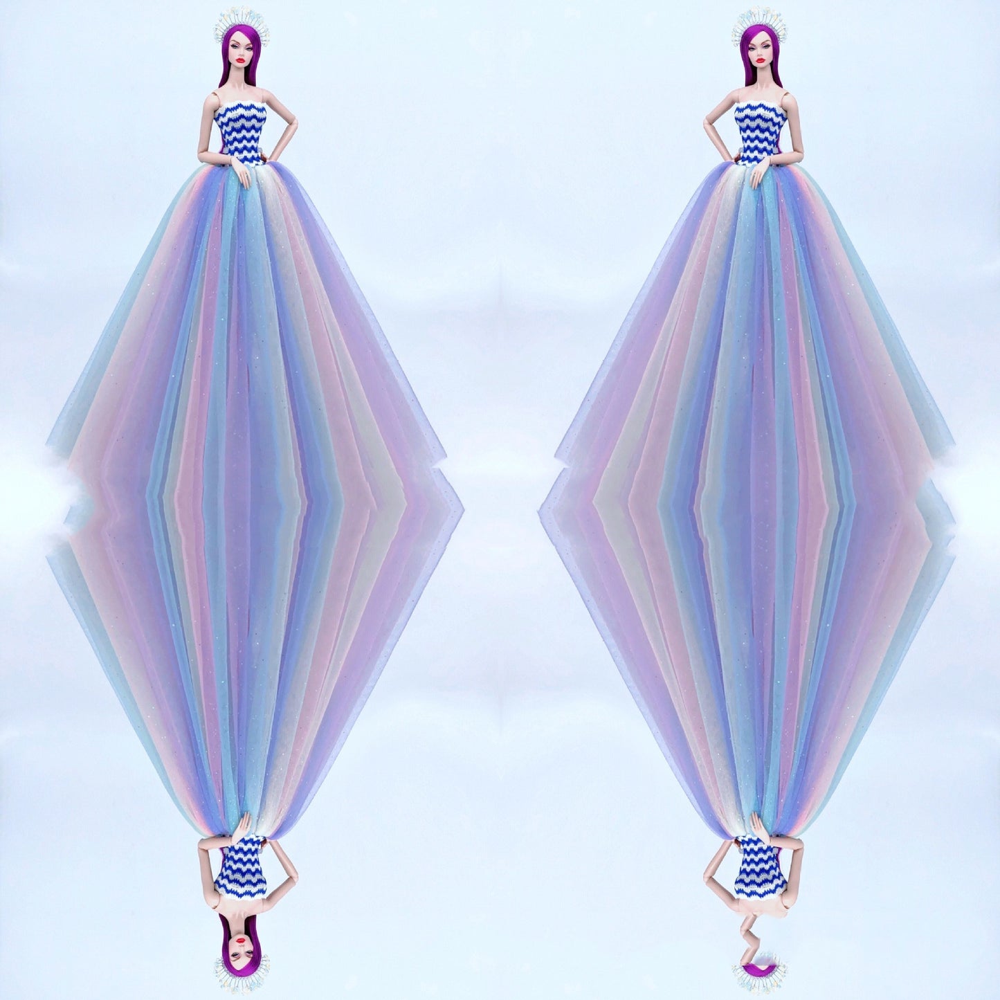 Colorful Flashing Big Wedding Dress Toy Princess Christmas Halloween