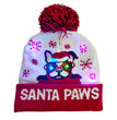 LED Christmas Hat Sweater Knitted Beanie Christmas Light Up Knitted Hat Christmas Gift Adult Kids Xmas New Year Decorations