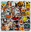 50 Halloween Doodle Stickers Laptop Water Cup Refrigerator Sticker Waterproof